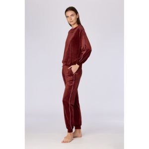 Dames homewear set 471 bordeaux