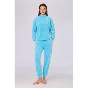 Dames homewear set 824 blauw