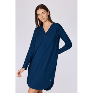Slaapkleedje lange mouwen 881 donkerblauw