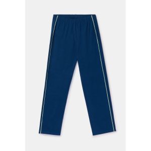Damespyjama lange mouwen 881 donkerblauw