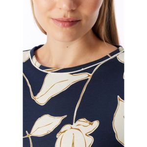 Damespyjama lange mouwen 861 deep sea bl