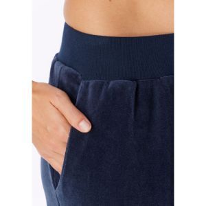 Homewear set in velours 861 deep sea bl