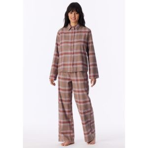 Damespyjama in flanel 913 multicolor