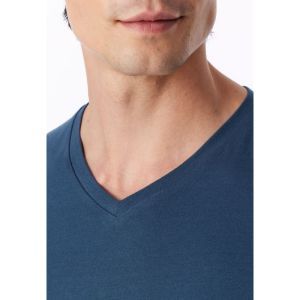 Herenpyjama lange mouwen 860 deep blue