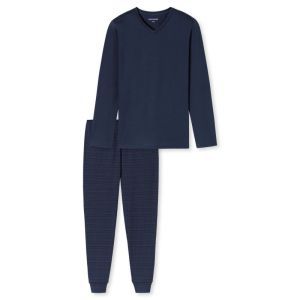 Herenpyjama lange mouwen 861 deep sea bl
