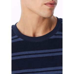 Herenpyjama in badstof 861 deep sea bl