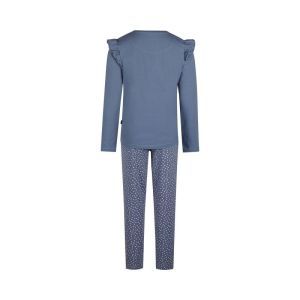 Meisjespyjama lange mouwen Bijou Blue