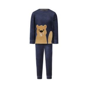 Jongenspyjama in velours Naval academy