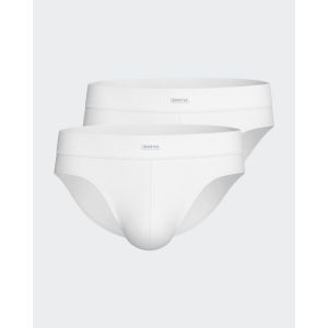 Heren slip 2-p Cotton Stretch 001 wit