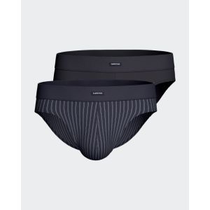 Heren slip 2-p Cotton Stretch C19 Navy Blue s